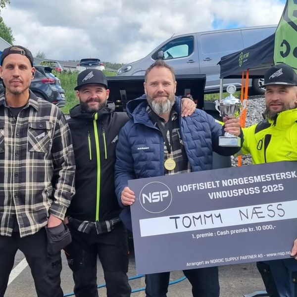 Tommy Næss – NM #1 vinduspuss 2025
